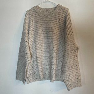 Madewell ribbed flecked sweater